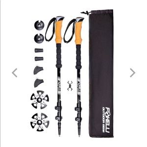 100% carbon trekking poles NWT